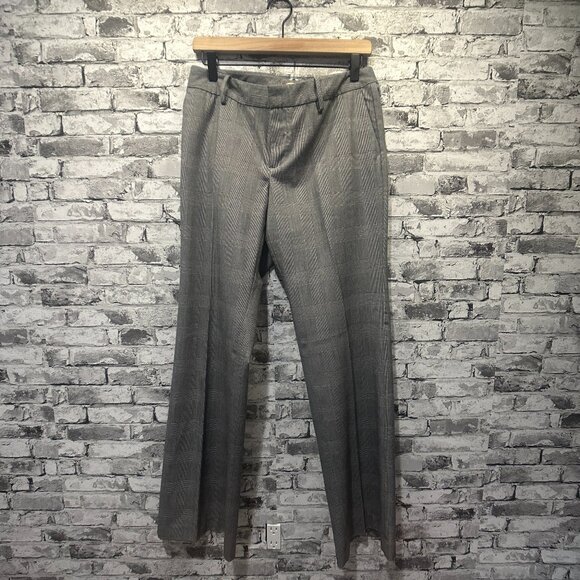 EUC GAP Herringbone Pattern Straight Fit Trouser  Pants Women's Size 6 - Picture 1 of 12